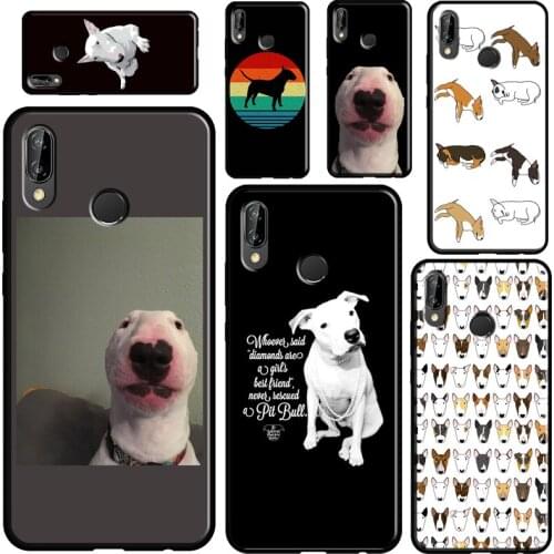 English Bull Terrier For Huawei P40 Lite P20 P30 Pro Mate 20 P Smart Z 2019 Nova 5T Case For Honor 8A 8X 9X 10i