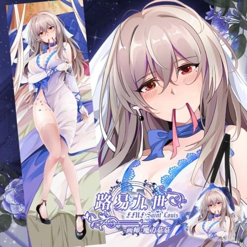 Anime Game Azur Lane FFNF Saint Louis Sexy Dakimakura Hugging Body Pillow Case Otaku Throw Pillow Cushion Pillow Cover Gifts