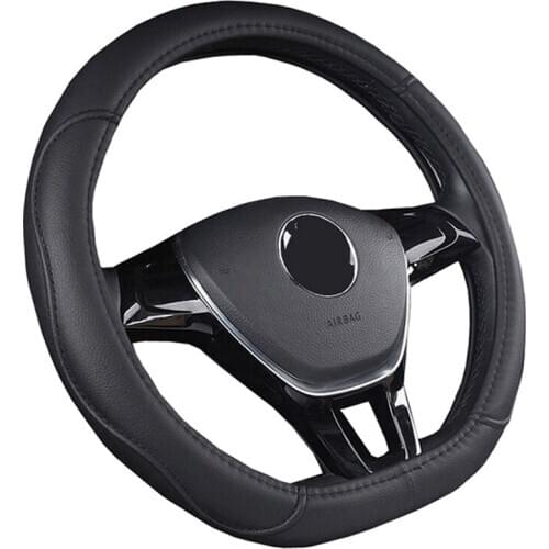 Car Steering Wheel Cover D Type Wrap For Hyundai Lafesta Ioniq EV Hybrid Plug-In Hybrid 2017- 2021 Nissan Rogue Qashqai X-trail