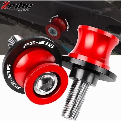 For YAMAHA FZ16/FZS16 FZS 16 2008 2009 2010 2011 2012-2018 6MM Motorcycle accessories CNC Swingarm Spools slider stand screws