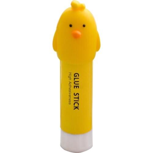High Viscosity Glue Stick 8g Cute Cartoon Animal Head Solid Glue Sticks Paper Sticker for School Student Office Stationery