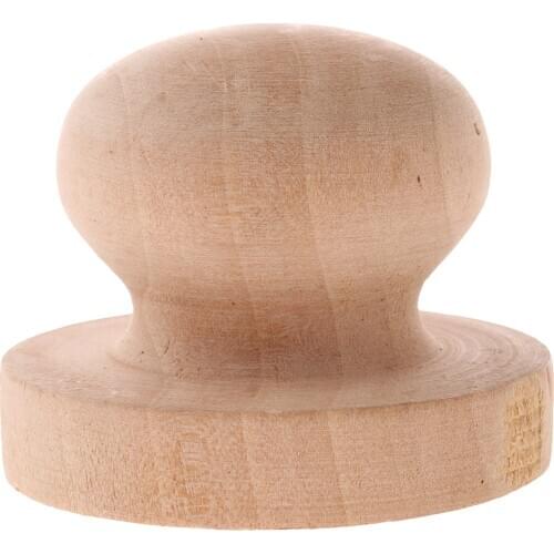 Handmade Stamp Handle Wood Craft DIY Stamp Making Accessories