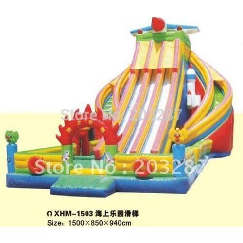 PVC material* Inflatable slides, inflatable bounce, inflatable jumping* with blower