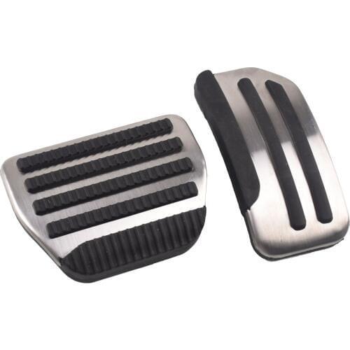 Stainless steel Fuel Brake Footrest Pedal for Nissan Tiida Livina Sylphy Sunny Sentra versa Almera