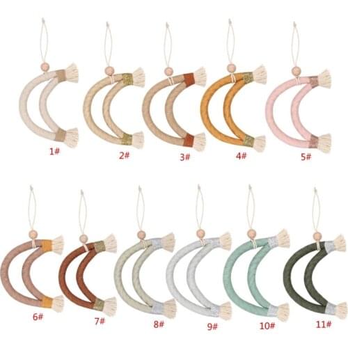 Nordic Kids Room Moon Hanging Decoration Wall Hanging Decor Scandinavian Kids Room Decoration Accessories Room Decor