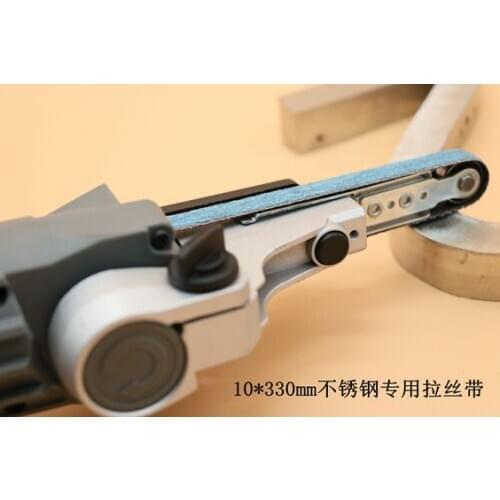 Portable metal advertising belt sander word grinding machine wire drawing trimming stainless steel precision work word polishing