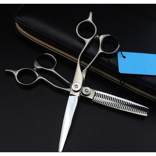 Professional japan 440c Matte 6 inch cut hair scissors salon cutting barber makas haircut thinning shears hairdressing scissors