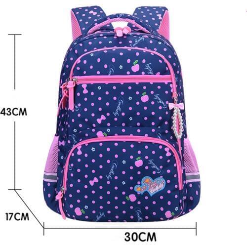 2019 New dot schoolbags waterproof school backpacks for teenagers girls kids backpack Children school bags mochila escolar