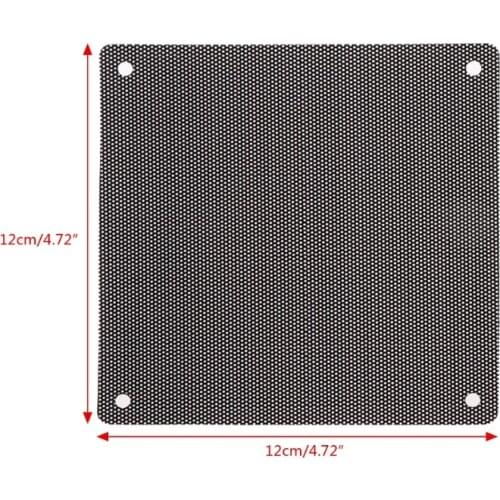 5Pc Computer Mesh PVC Case Fan Dust Filter Dustproof Cover Chassis Dust Cover