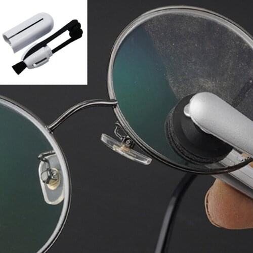 2in1Glasses Cleaning Brush Dedicated Scrubbing Device Eyeglasses Cleaner Household Cleaning Accessories Tools Spectacles Cloth