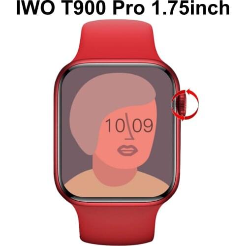 T900 Pro Smart Watch Men Women Heart Rate Monitor Fitness Tracker IWO 12 Smartwatch Series 6 Rotate Knob for IOS Android Phone