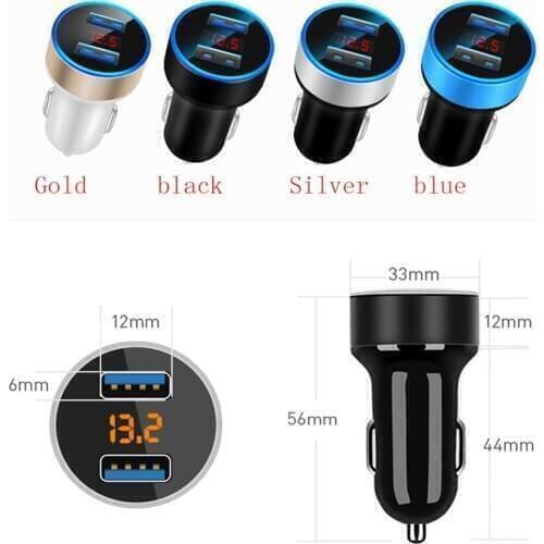 2021 USB Universal Car Charger Cigarette Lighter FOR Renault Duster Laguna Megane 2 3 Logan Captur Clio For Saab 9-3 9-5