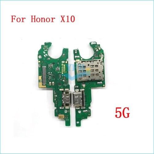 For Huawei Honor X10 5G USB Charging Port Dock Connector Module Board Microphone Flex Cable