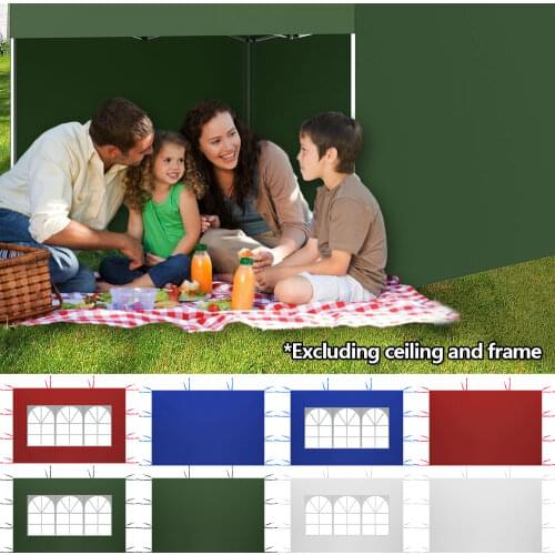 Oxford Cloth Rainproof Tent Side Wall Garden Shade Shelter Outdoor Portable Waterproof Tents Shelter Without Canopy Top Frame
