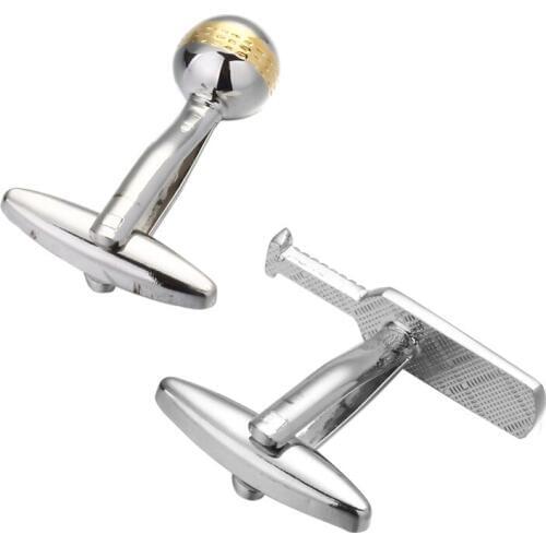 High-end mens shirt brand jewelry Cufflinks hockey cufflinks, sports equipment design style of French shirt accessories