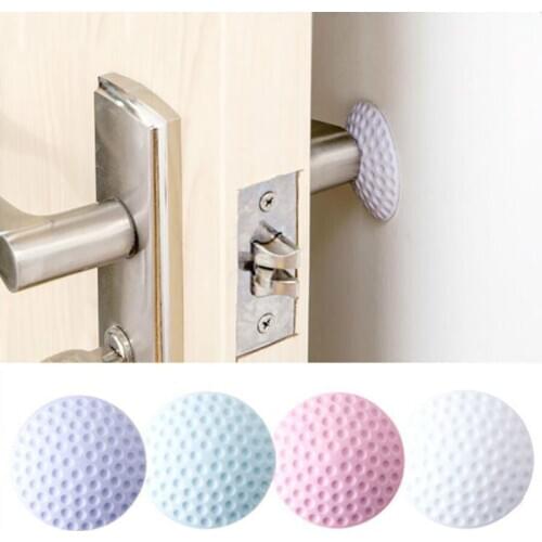 1pcs/bag Rubber Doorknob Shock Collision Rails Mat Pad Silent Door Rear Pad Door Handle Anti Collision Wall Buffer Stick
