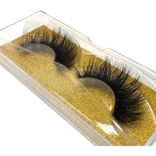 5D Mink Eyelash Handmade Durable For 10 Times Natural Dramatic Eyelash Extension Crisscross Thick 20mm D22