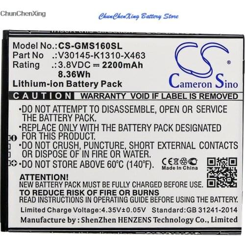 Cameron Sino 2200mAh Battery V30145-K1310-X463 for Gigaset GS160