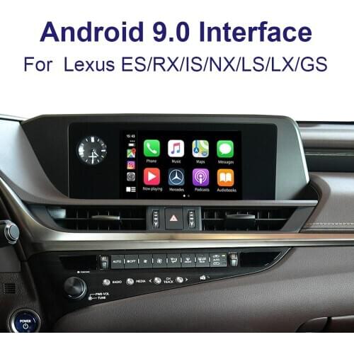 Car video Android 9.0 Interface for 2013-2018LEXUS ES ES200 ES260 ES250 ES300 with wifi APP, MCU