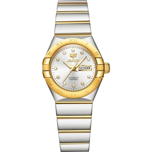 Luxury Automatic Watch Women Fashion Retro Design Constellation Ladies Watches Waterproof Sapphire Replica Mechanical Wristwatch