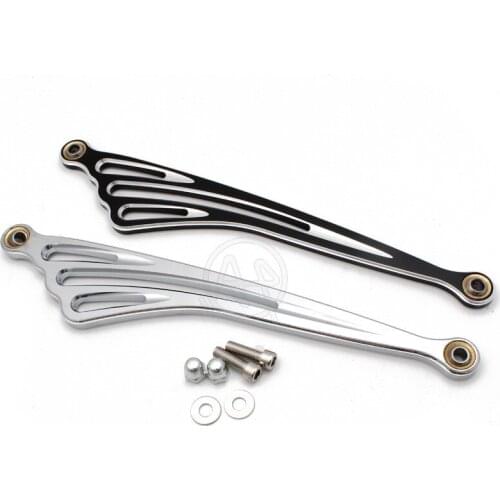 CNC Black/Chrome Gear Shift Lever Wing Shift Linkage for Harley Road King 1984-2017 Motorcycle Shift Linkage