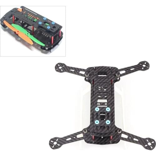 DIY FPV Mini Drone GE260Z Quadcopter Folding Frame Unassembled 260mm Wheelbase Carbon Fiber