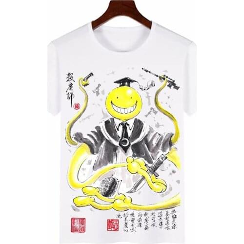 Anime Assassination Classroom Korosensei T Shirt Animation Cartoon T Shirt Men women Unisex Fashion Tshirt