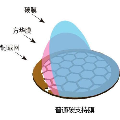 50 to 400 Mesh Imported Copper Mesh Ordinary Carbon Film Transmission Electron Microscope Net Support Film