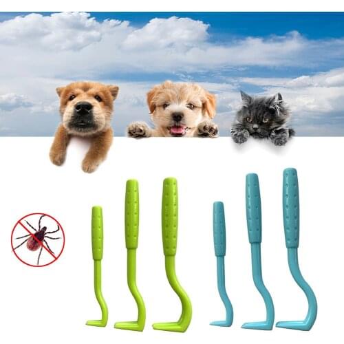 1 Set Pet Flea Remover Tool Scratching Hook Remover Pet Cat Dog Grooming Supplies Tick Picker Flea Removal Tools Pets Dogs Comb