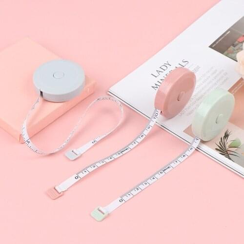 1.5/1.8/2m Tape Measure Portable Retractable Ruler Measurements Children Height Centimeter Inch Roll Tape Measuring Tool