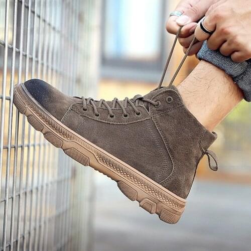 Winter / Autumn mens Motorcycle Outdoor Boots Men Fashion Ankle Boots Mens Boots Snow Boots Retro Oxfords Keep Warm Shoes