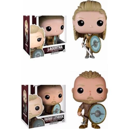 NEW Vikings Víkingar Lagertha 178# & Ragnar Lothbrok 177# Action Figure Toys Vinyl Dolls Collection Hot Toys Free Shipping