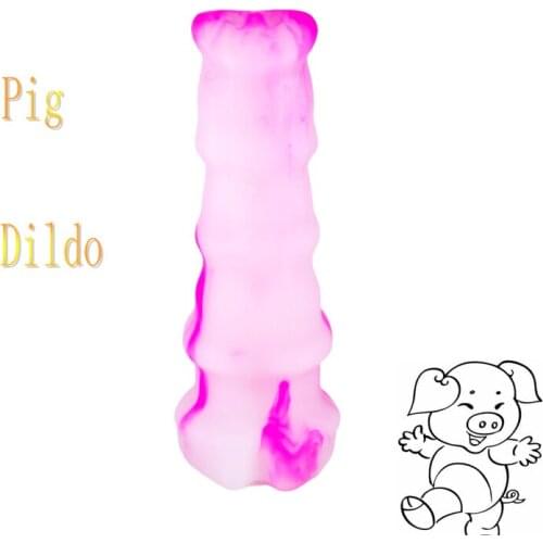 New Huge Dildo Anal Butt Plug Pig Dildo Penis with Suction Cup Dick Sex Toys for Women Men Masturbator Anal Dilator Sex Product