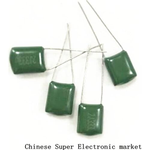 10PCS Polyester Film Capacitor 2A333J 100V 33NF 0.033UF