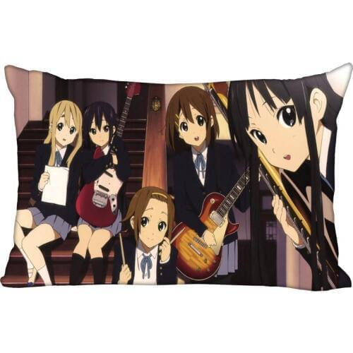 Custom Pillowcase Cover K-on Girl Rectangle Zipper Pillow Cover Print Your Pictures 45X75cm50X75cm(Two sides)