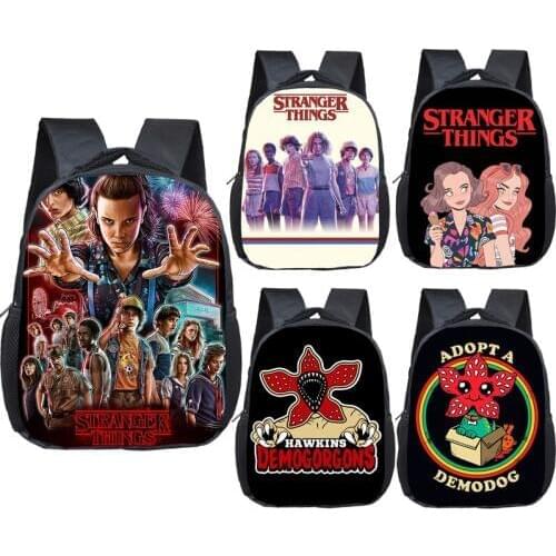 Stranger Things Children School Bags Boys Girls Backpack Eleven Kids Kindergarten Bag School Backpack Baby Toddler Bag Bookbag