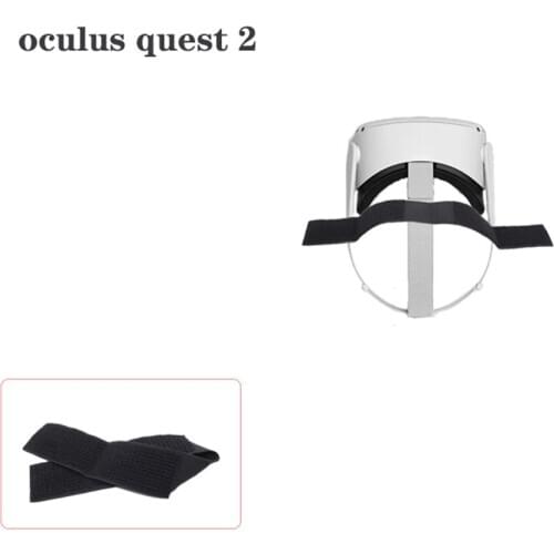 For Oculus Quest 2 Comfortable Pressure-relieving Adjustable Head Strap Headset Elastic Weight Reduction Headband VR Accessories