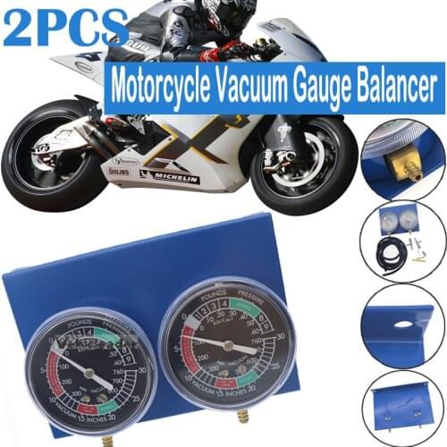 2PCS Universal Motorcycle Carburetor Carb Vacuum Gauge Balancer Synchronizer For Yamaha/Honda/Suzuki