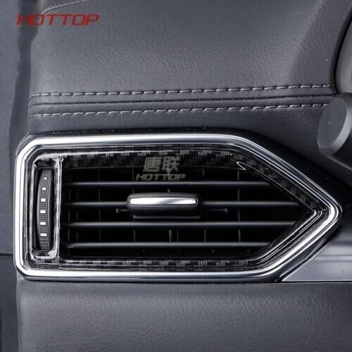 Inner Front Side Air Conditioning Vent Cover AC Outlet Panel Trim Bezel Frame Garnish For Mazda Cx-5 Cx5 KF 2017 2018 2pcs/set