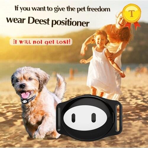 2019 Waterproof Mini Pet GPS+LBS+WIFI positioning Tracker Locator Collar For Dog Long Standby Free App Platform Tracking Device