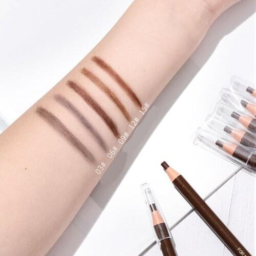 5 Colors Eyebrow Pen Waterproof Eye Brow Eyeliner Eyebrow Pen Pencil with Brush Makeup Cosmetics Tools