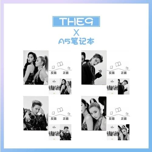 THE9s First EP Title Song Sphinx Photo Same Plastic Sleeve Notebook Student Creative Stationery Star Surroundings Souvenir