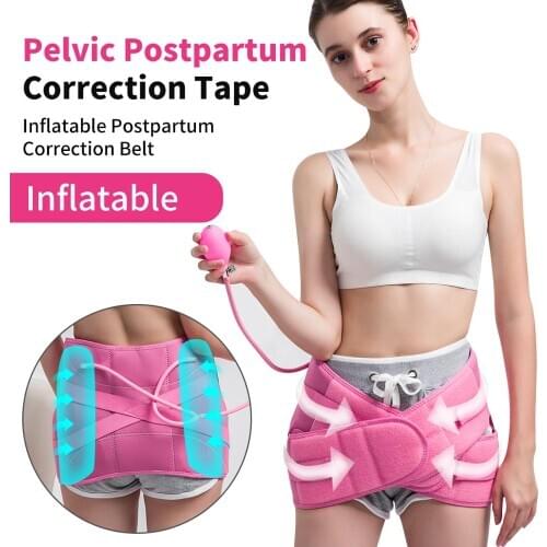 Women Pelvic Correction Inflatable Belt Body Shaper Postpartum Recovery Lift Hip Abdomen