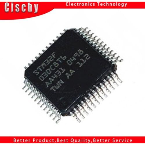 1PCS STM32F303CBT6 STM32F303 QFP-48 CBT6 MCU 32-Bit ARM Cortex M4 72MHz 128kB MCU FPU