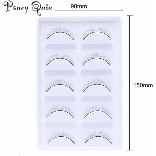 5 Pairs/Set Makeup Eyelashes False Lashes Repeated Use Thin section mink eyelashes wholesale eyelashes package