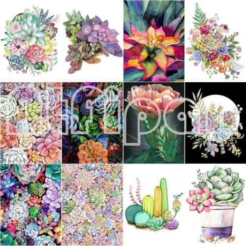 Diamond Painting " flowerpot plant " Cross Stitch Custom Photo Diamond Embroidery Square Round Drill Wall Art Home Decor