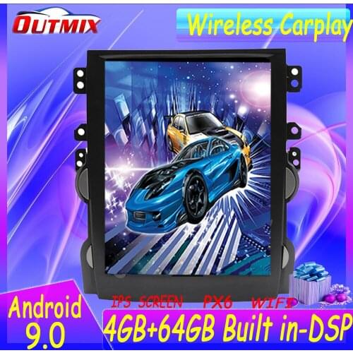 Tesla Vertical Screen Android 9.0 Car Radio GPS Navigation For Chevrolet Malibu 2013-2016 Car Multimedia Stereo Player Head Unit