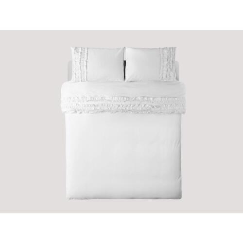 Brand Cotton Quality Ruched Romatic comfortable bedding set bedclothes 4pcs duvet quilt cover bed sheet/fitted sheet pillow case