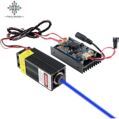 DC 12V Laser Module 5W Blu-ray 445nm With Power Supply With Cooling Fan