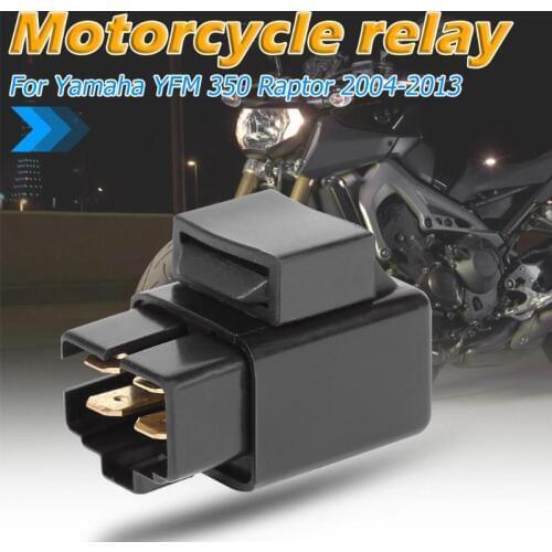 Plastic+Copper Motorcycle Starter Neutral Relay Solenoid Replacement for Yamaha YFM 350 Raptor 3GD-81950-01-00 Black New Arrival